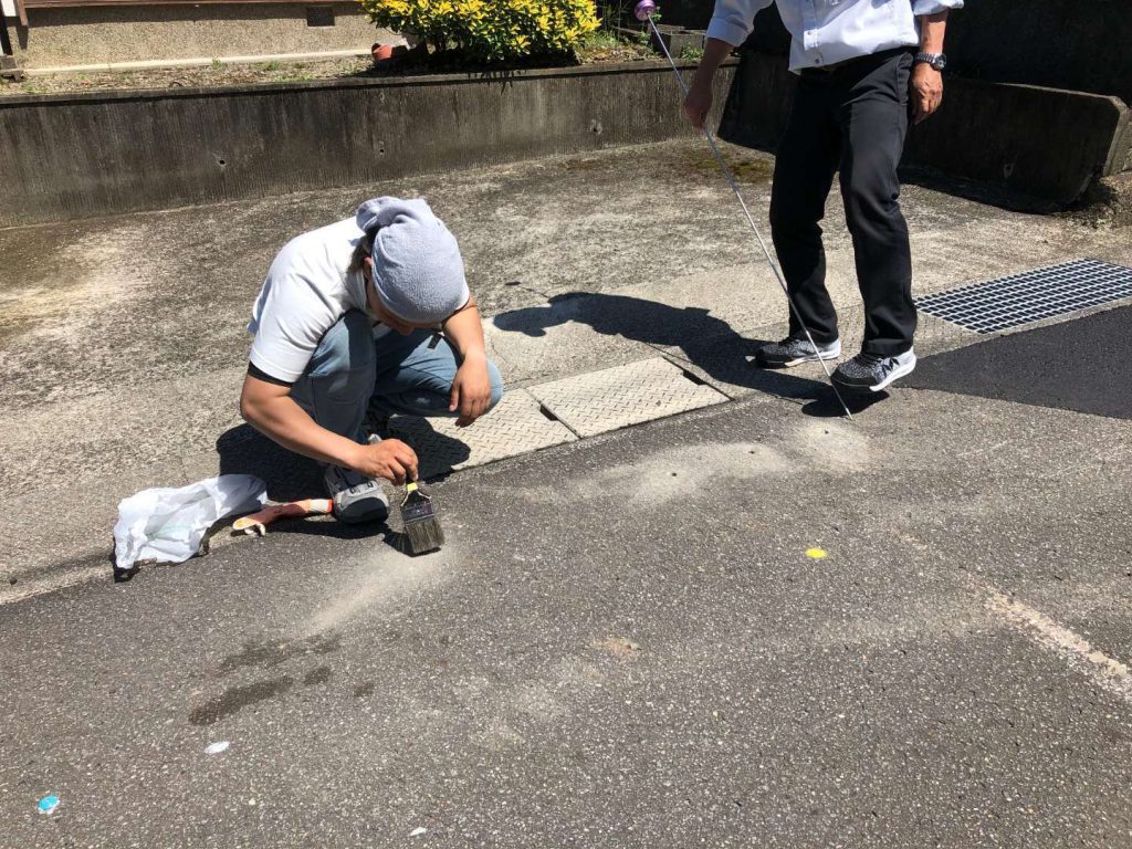 清掃と修復。