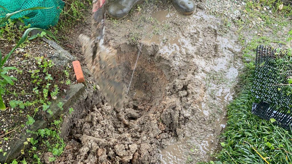 【配管工事】先日漏水調査を行った戸建住宅の配管修繕工事
