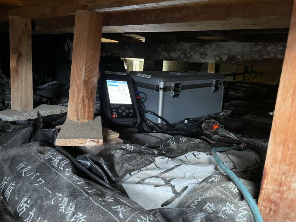 【漏水調査】敷地が広い戸建住宅。