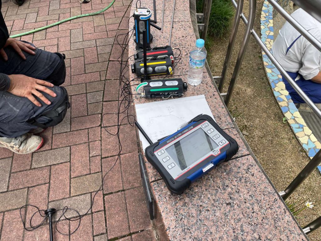 相関式漏水調査②