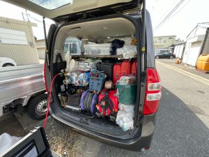 堺市南区での【トレーサーガス調査】