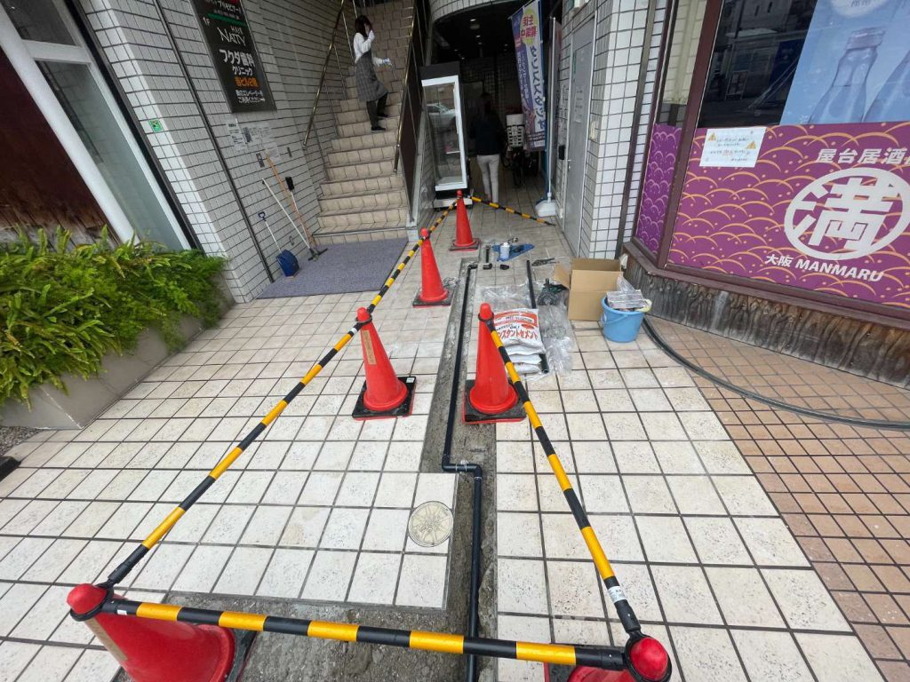 藤井寺市　あの日の続き【給水管引き直し】