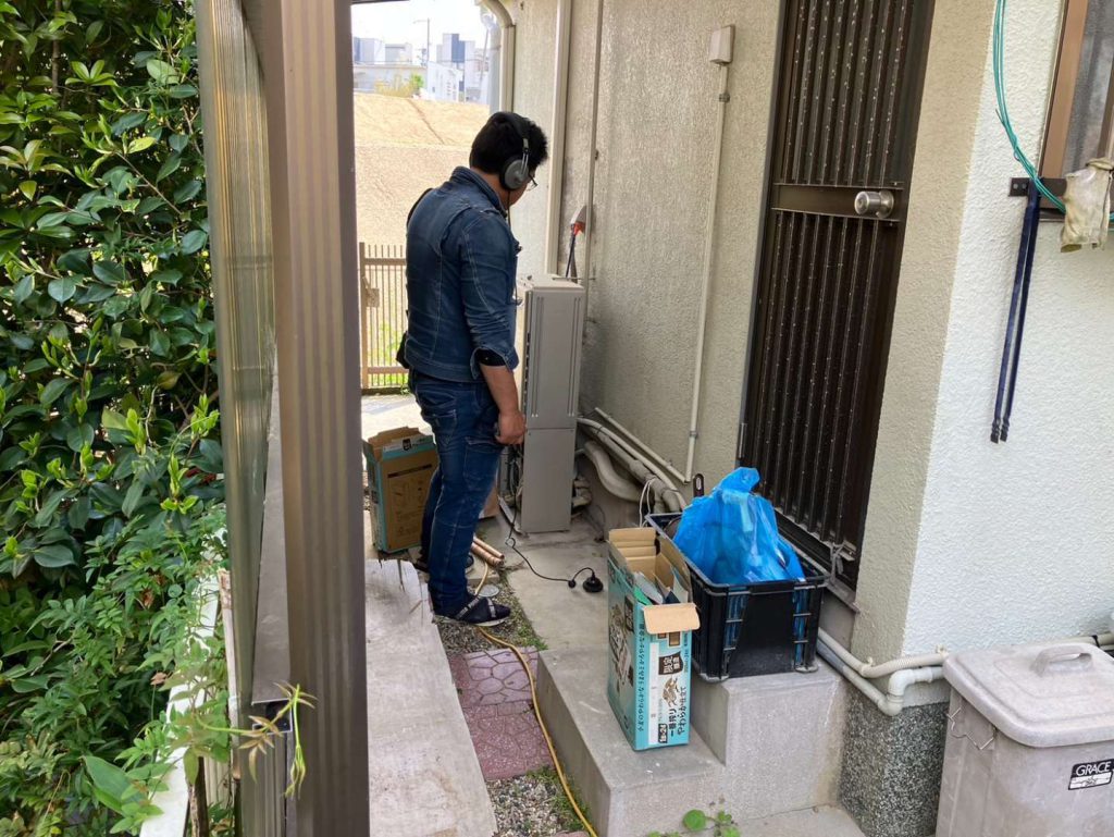 富田林市の漏水調査