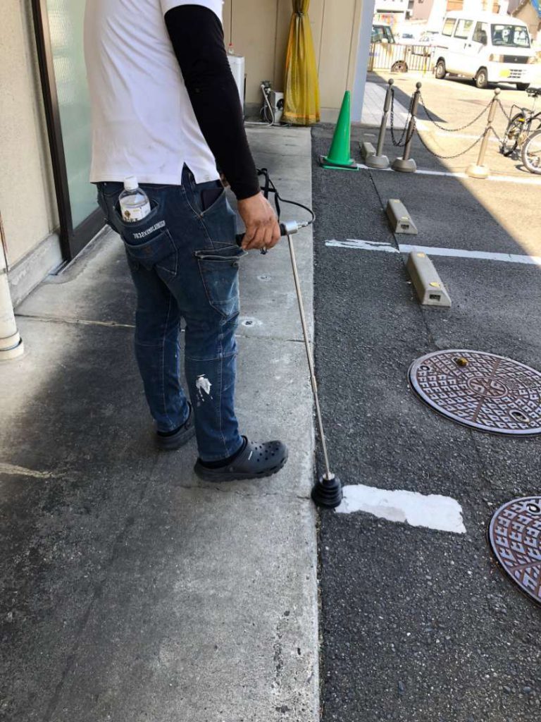 堺市中区の有名飲食店での【漏水調査】
